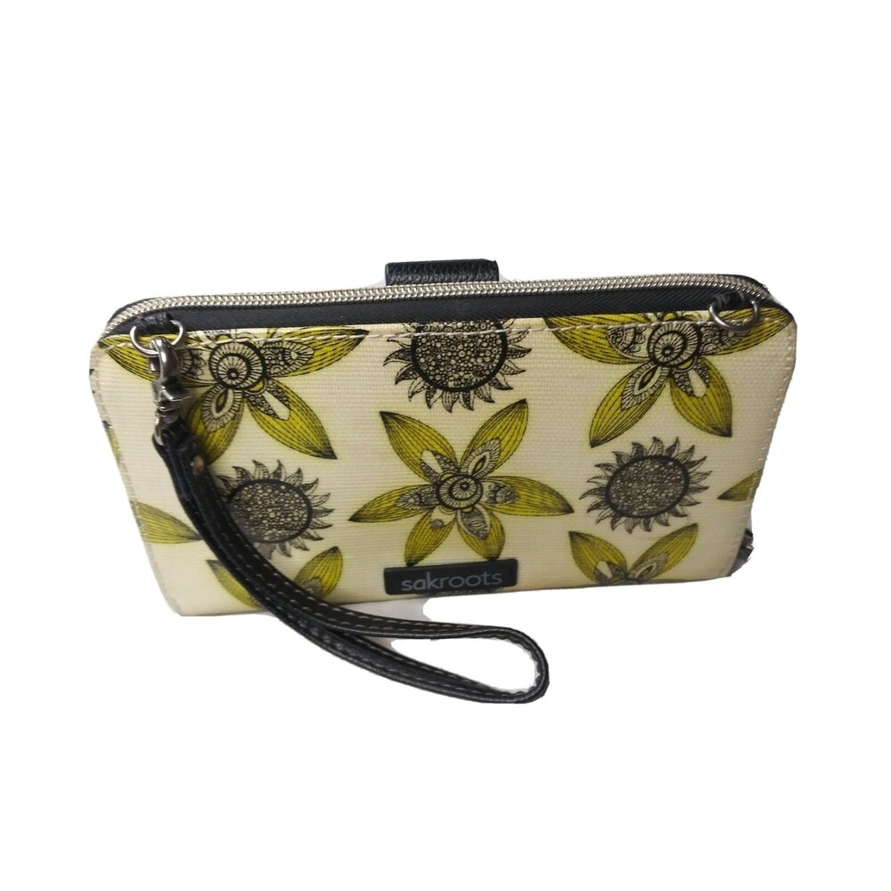 Sakroots Sunshine Spirit Desert Wallet Wristlet Clutch Multicolor PVC Canvas - Picture 2 of 5